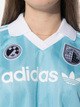 Спортивний лонгслів жіночий adidas Football Long-Sleeve Top W "Turquoise" IR9770 XS Блакитний (4066764612114) - зображення 3