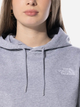 Худі жіноче The North Face Essential Hoodie W "Light Grey Heather" NF0A7ZJDDYX S Сіре (196247664874) - зображення 3