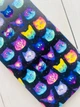 Матовий чохол з рожевими боками на Samsung Galaxy A30 (2019) / A20 (2019) :: Котики Фон (принт 362) - зображення 2