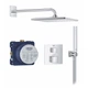 Душова система прихованого монтажу GROHE QuickFix Precision 34879000 із верхнім душем латунь хром CV033603 - зображення 1