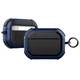 Захисний удароміцний чохол Air Case для бездротових навушників AirPods Pro / AirPods Pro 2 Black-Blue (з карабіном) - зображення 1