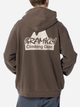 Bluza męska z kapturem oversize Gramicci Climbing Gear Hooded Sweatshirt "Brown Heather" G3FU-J078-BROWN-PIGM XL Brązowa (195612541871) - obraz 2