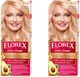 Набор Florex Super Стойкая крем-краска для волос Кератин 10.0 Шампань х 2 шт (4823001602365) - изображение 1