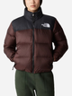 Kurtka puchowa zimowa krótka damska The North Face 1996 Nuptse Retro Jacket NF0A3XEOLOS S Brązowa (196573719392) - obraz 1