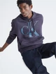 Худи мужской Calvin Klein Jeans кофта L , синяя - изображение 3