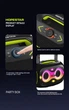 Портативная беспроводная Bluetooth колонка Hopestar Party Box с 2 Микрофоном Караоке |120Вт, Bluetooth| Черный - изображение 12