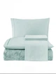 Літній Євро комплект – Tivolyo Home Baroc Turquoise+ Махрове покривало - изображение 2