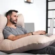 Подушка для беременных и отдыха Sleepingg U-Shape формы Антиаллергенное волокно с наволочкой и молнией Беж (4820227283460) - изображение 9