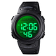 Мужские тактические электронные часы Skmei Neon 1560BK черные - изображение 3