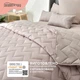 Покрывало Sleepingg Bodi двустороннее 240х260 Антиаллергенное волокно со стежкой какао/Серое (4820227286133) - изображение 9
