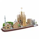 Пазл Cubic Fun Трехмерная головоломка-конструктор City Line Barcelona (MC256h) - изображение 4