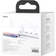 Зарядное устройство Baseus Super Si 1C 20W With Simple Wisdom Data Cable Type-C/iP White (TZCCSUP-B02) - изображение 8
