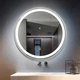Зеркало круг DUSEL LED DE-M2071D Silver 80смх80см сенсорное включение+подогрев - изображение 1