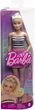 Lalka Mattel Barbie Fashionistas Doll nr 213 Blondynka w czarno-białym topie, 65. rocznica (HRH11) - obraz 3