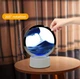 Настольная LED лампа ночник RGB песочные часы Картина подвижный песок USB светильник UKC 3D Sandscape - изображение 7