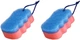 Набор Suavipiel Мочалка массажная Active Dermo Massage Sponge х 2 шт (8410262901236) - изображение 1