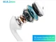 Навушники Foneng t15 type-c digital chip earphone (t15-e-dch-tc) - зображення 3