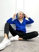 Женская демисезонная ветровка Fashion 46/48 электрик - изображение 2
