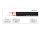 Готовый аудио кабель Jack 6,3 Stereo — 2xRCA Roxtone RAY-C110-L1 1м - изображение 2