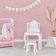 Детский туалетный столик + стульчик Teamson TD-11670ML Белый - изображение 5