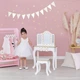 Детский туалетный столик + стульчик Teamson TD-11670ML Белый - изображение 6