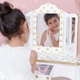 Детский туалетный столик + стульчик Teamson TD-11670ML Белый - изображение 7