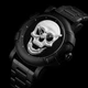 Мужские наручные часы Skmei Skull 9178 с черепом Black-Silver - изображение 2