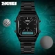 Наручные мужские классические часы Skmei 1220 Tango (Черные) - изображение 5