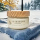 Соевая ароматическая свеча Sweater Weather, 100 мл, деревянный фитиль, ручная работа, 20ч - изображение 1