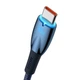 Кабель Baseus Glimmer Series 1 m USB-Type-C 100W CADH000403 блакитний - зображення 4