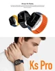 Умные часы Kieslect Calling Watch KS Pro черный корпус - изображение 3