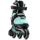 Роликовые коньки Rollerblade Microblade 3WD 2023 aqua-white 36.5-40 07221700-2V6 - изображение 4