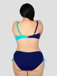 Женский купальник Sisianna 59203-1 синий-бирюзовый 2XL - изображение 2