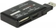 Картрідер USB Delock SuperSpeed USB Type-A (3.2 Gen 1) 5 Гбіт/с 6 слотів для карток (4043619917587) - зображення 2