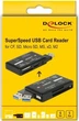 Картрідер USB Delock SuperSpeed USB Type-A (3.2 Gen 1) 5 Гбіт/с 6 слотів для карток (4043619917587) - зображення 4