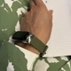 Ремінець силіконовий з металевою капсулою Mi Jobs Premium Comfort для фітнес браслета Xiaomi Mi Band 3 4 5 6 Хакі (mrk2232) - зображення 2