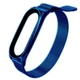Ремінець металевий MiJobs Milanese Loop Magnet clasp для браслета Xiaomi Mi Band 3/4/5/6 Deep Blue (mrk2525) - зображення 1