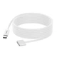 Кабель MagSafe 3 на Type-C для заряджання MacBook HOCO Stone magnetic charging cable (140W, 2m, магнітний). White - зображення 3