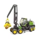 Масштабная модель автомобиля Bruder Харвестер John Deere 1270G с 1 бревном (02135) - изображение 1