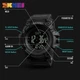 Cпортивные мужские наручные часы Skmei 1356 Compass с компасом тактические ударопрочные (Черные) - изображение 6