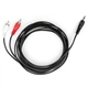 Кабель мультимедійний 3.5mm M to 2xRCA M 3.0m Vinga (VCPDCJ35MRCA23BK) - изображение 1