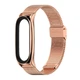 Mеталлический ремешок Миланская Петля Milano Jobs Xiaomi Mi Band 6/5/4/3 рожеве золото (mrk3070) - изображение 1