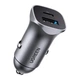 Зарядное устройство Ugreen CD130 20W USB + Type-C PD Car Charger (Gray) (30780) - изображение 1