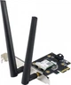 Бездротовий адаптер Asus PCE-AX1800 (AX1800, Bluetooth 5.2, WPA3, MU-MIMO, 2 зовнішні антени) ( PCI Express ) 33719 - зображення 1