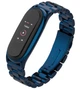Ремешок MiJobs Plus металлический для Xiaomi Mi Band 5/6/4/3 Синий металик (mrk3000) - изображение 1