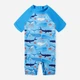 Детский комбинезон для купания + шапочка Minoti 17SWIM 1 40129JNR 98-104 см Синий (5063025242898) - изображение 2