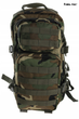 Великий рюкзак Mil-Tec Small Assault Pack 20l Woodland 14002020 - зображення 6