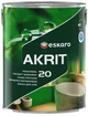 Краска для стен и потолков Aura Akrit 20 полуглянцевая моющаяся Белая 2,85 л - изображение 1