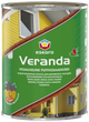 Краска для деревянных фасадов Eskaro Veranda полуматовая Белая TR 0.9 л - изображение 1