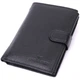 Чоловічий шкіряний гаманець 10,5х14х2 см ST Leather Чорний (2000002795629) - зображення 1
